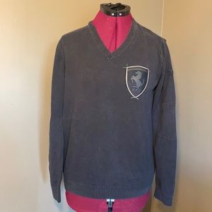 Puma x Ferrari Black V-Neck Sweater (Size S)
